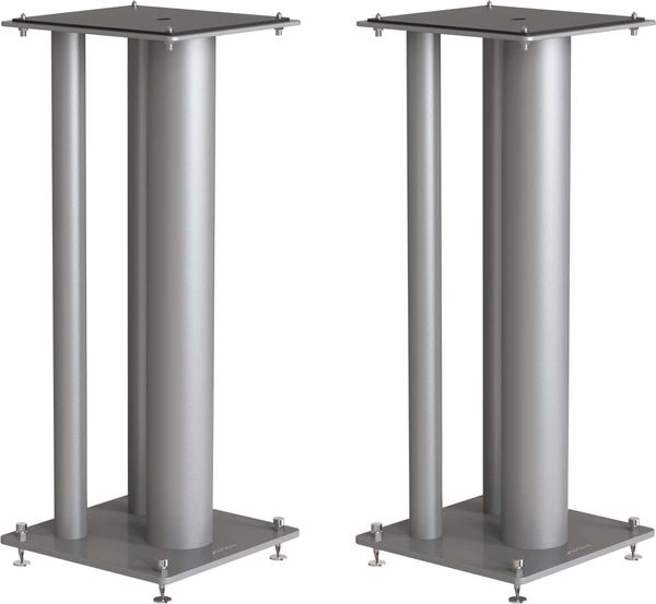 Norstone Stylum S Blanc Satin - Pieds D'Enceintes (la Paire) - Réglables Et Rigides Jusqu'à 50kg