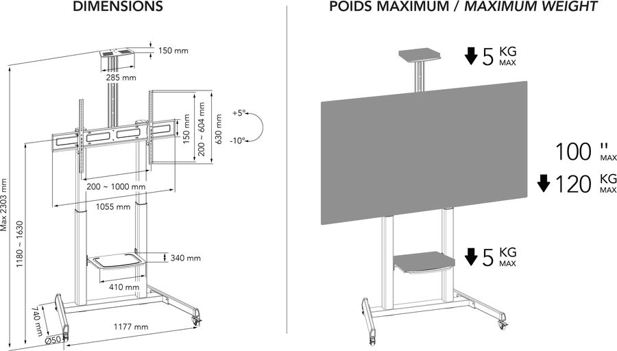 sch&eacute;ma dimensions