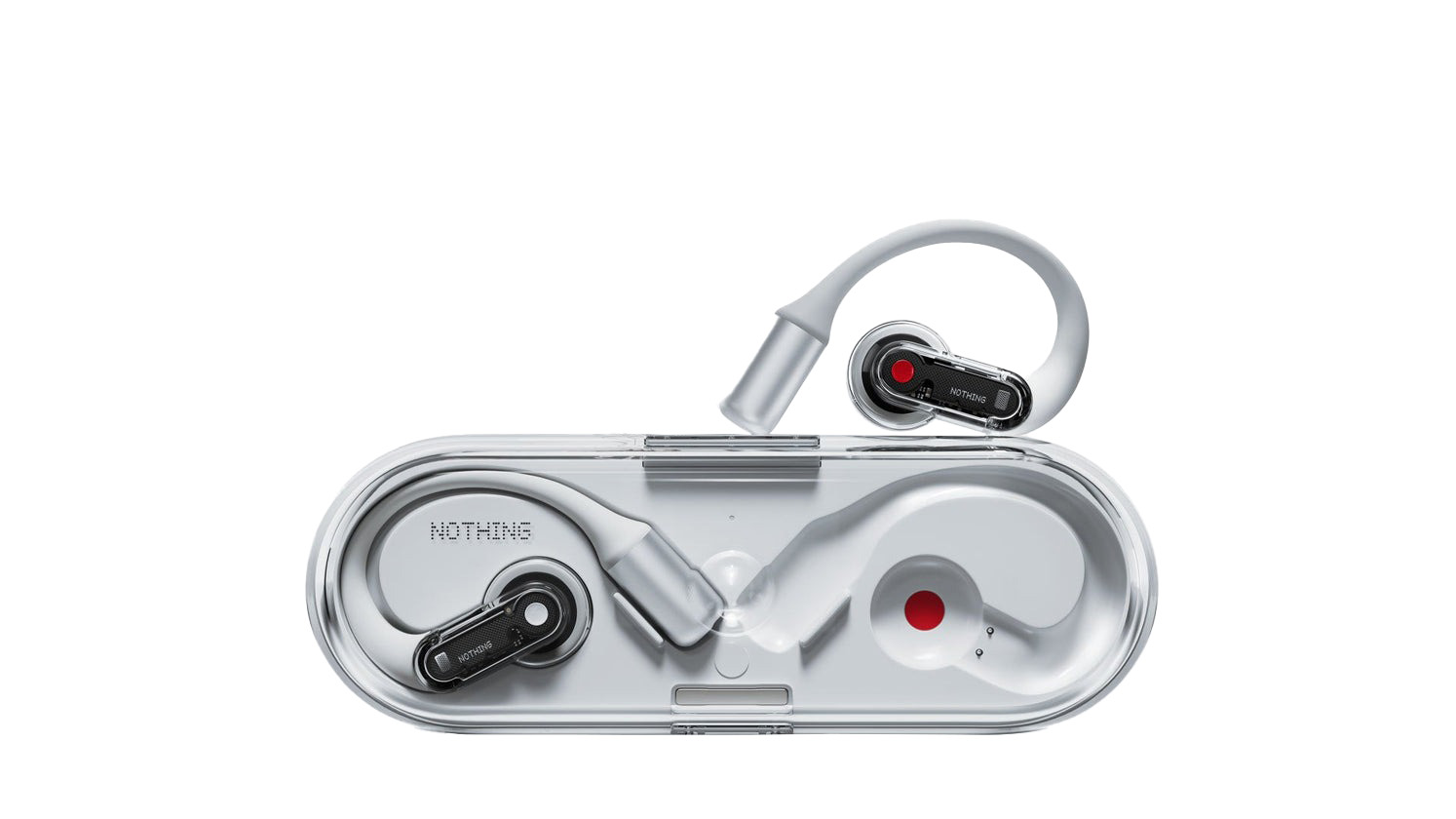 Écouteurs Bluetooth NOTHING EAR Open Blanc - Intra-auriculaires, Design épuré, Qualité Audio Premium