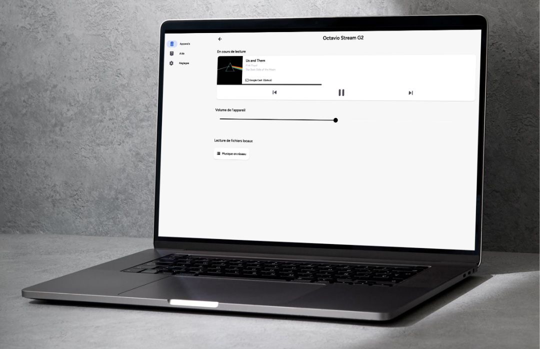Application diffusion musicale