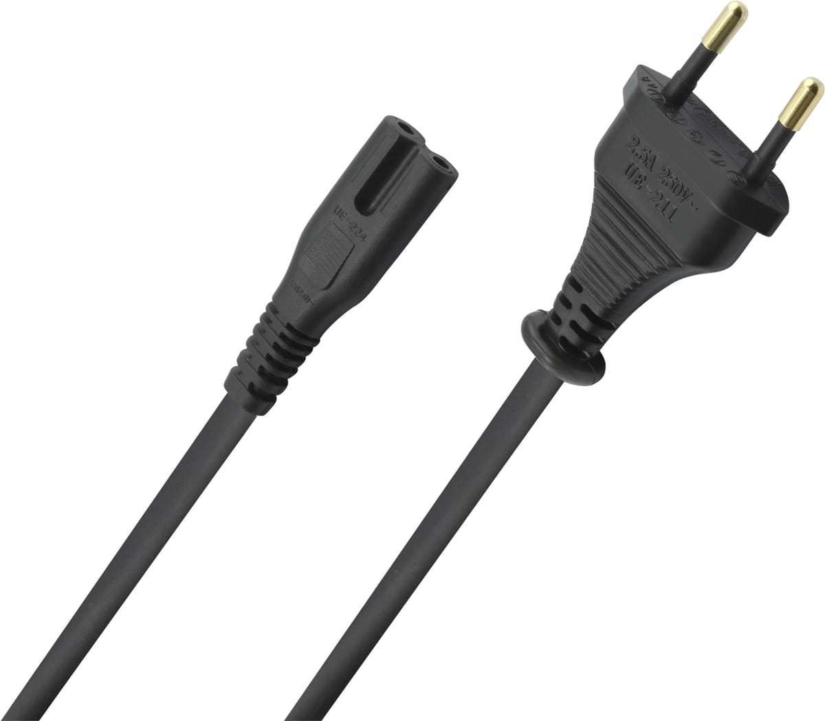 Câbles d'alimentation Oehlbach Powercord C7 Noir (3 m)