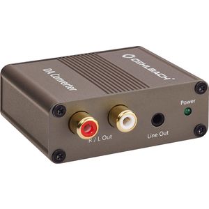 Convertisseur Numérique-Analogique Audio Adaptateur avec Câble Audio  Optique | DAC Toslink Coaxial Optique vers RCA L/R Audio St