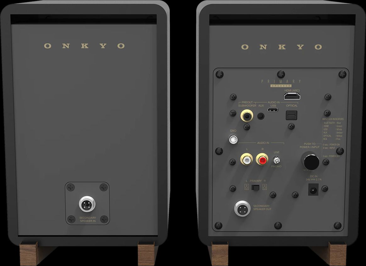 Connectique des enceintes Onkyo GX-30ARC