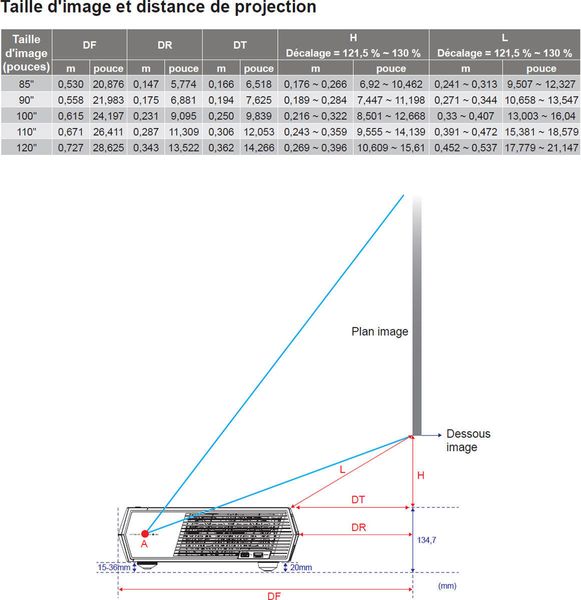 optoma p2 dimensions