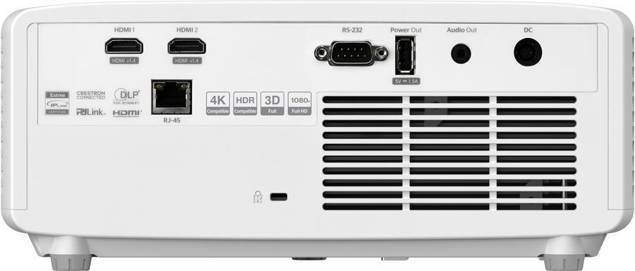Optoma ZH450 : connectique Optoma ZH450 : connectique