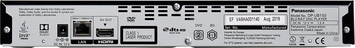 Panasonic DP-UB150EF-K