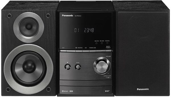 Cha&icirc;ne hi-fi compacte Panasonic SC-PM602EGK : vue de face