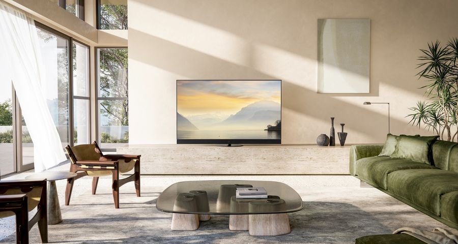 Panasonic TV-55Z95A : mise en situation dans un grand salon