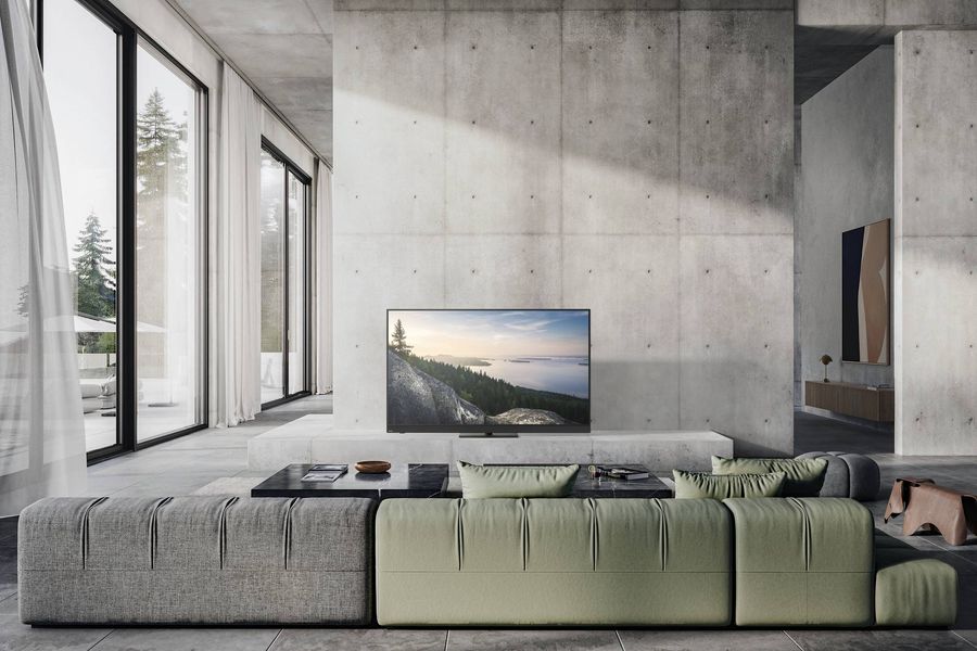 Téléviseur Panasonic TV-77Z90B OLED 4K de 77 pouces avec technologie Master OLED Pro, audio Dolby Atmos et fonctions gaming avancées.