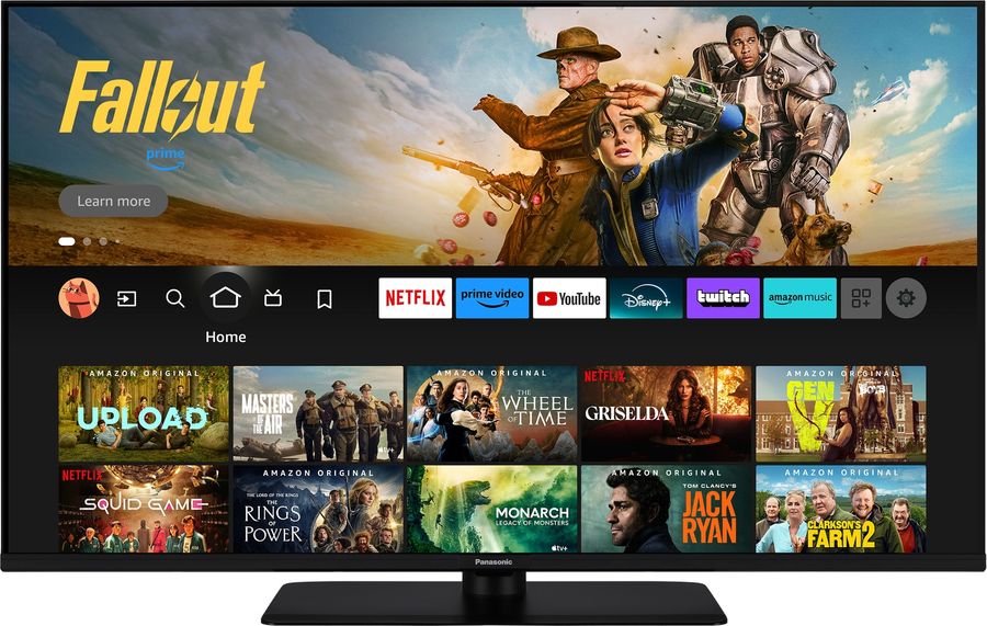  Panasonic TV-43W85BEZ avec Fire TV intégré et commande vocale Alexa pour une expérience de streaming simplifiée.