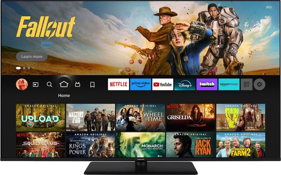  Panasonic TV-65W85BEZ avec Fire TV intégré, Alexa et interface intuitive.