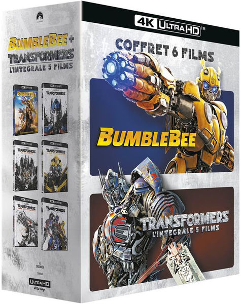 Blu-ray Paramount Coffret Transformers : l'intégrale des 6 films