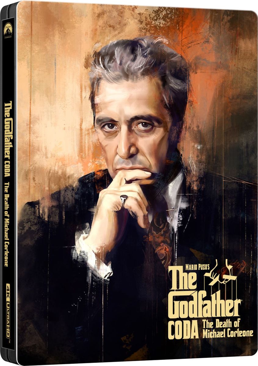 Blu-ray Paramount Le Parrain 3 Épilogue : La Mort de Michael Corleone CODA Édition Limitée Steelbook