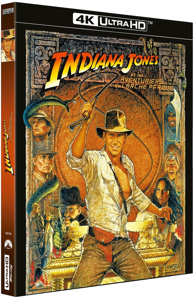 Blu-ray Paramount Indiana Jones - Les Aventuriers de l'Arche Perdue UHD 4K