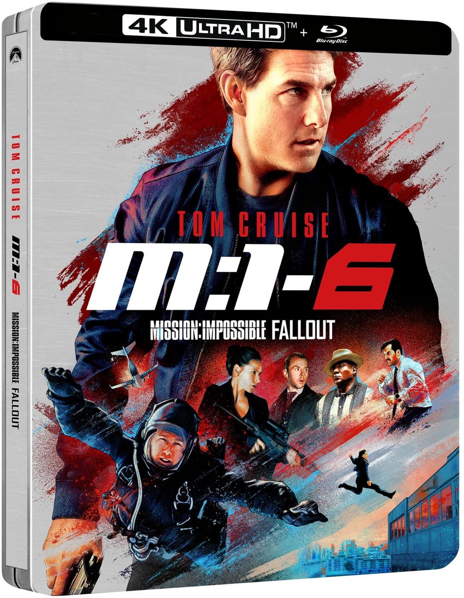 Blu-ray Paramount Mission Impossible Fallout Steelbook Édition limitée