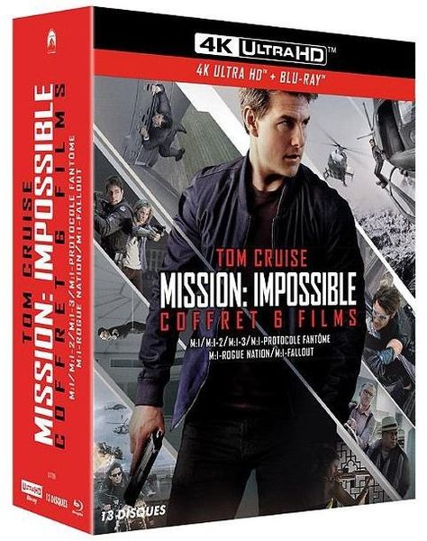 Blu-ray Paramount Coffret Mission Impossible 1 à 6
