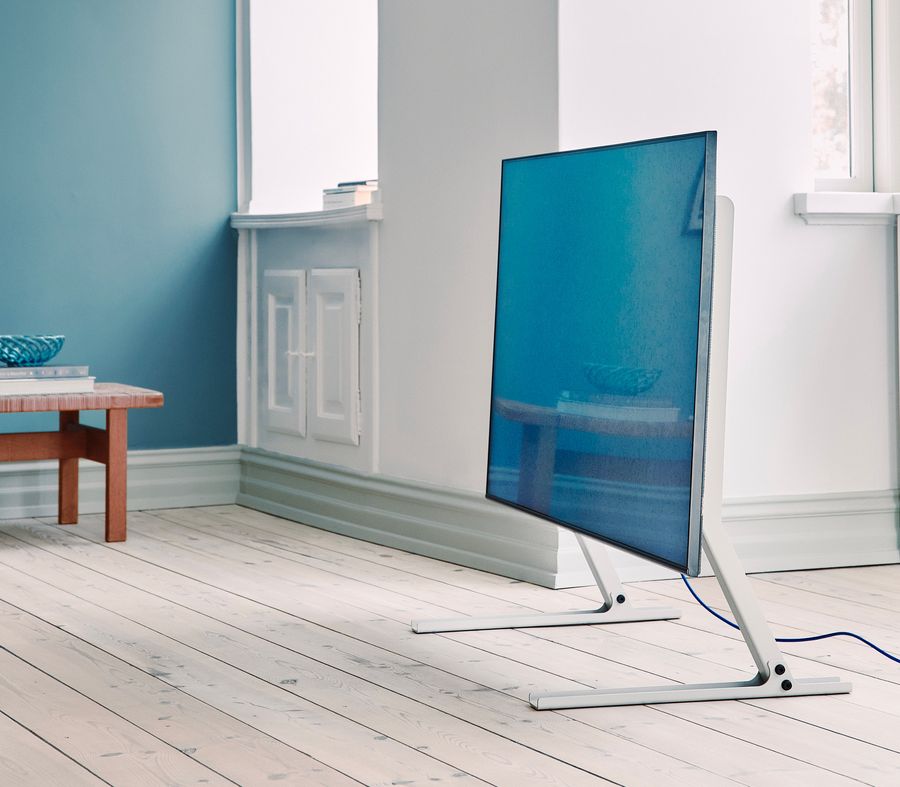 Mise en situation support TV Pedestal Bendy Low