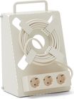 Pedestal Cable Stand Blanc