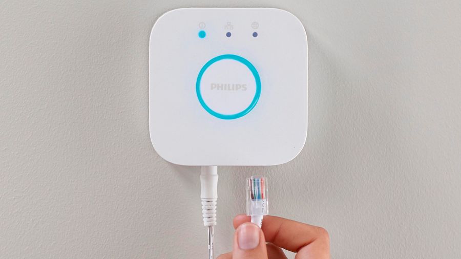 Philips Hue Plafonnier carré Aurelle Blanc - Éclairage connecté