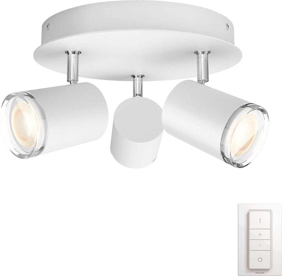 Philips Hue White Ambiance Adore Plafonnier 3 Spots