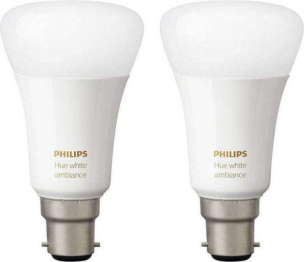 Philips Hue Hue White B22 Bluetooth (lot de 2) - Éclairage connecté