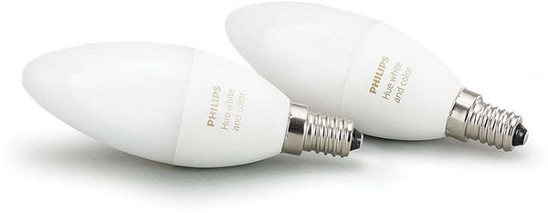 Philips Hue Ampoules White & Color Ambiance, E14, Bluetooth, 2
