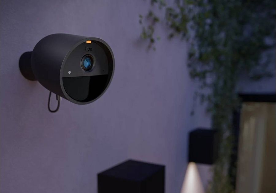 Mise en situation Philips Hue Cam filaire Mise en situation Philips Hue Cam filaire
