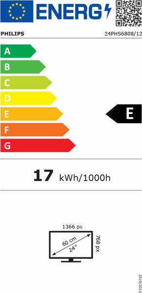 TV PHILIPS HD 24 POUCES 24PHS6808 (2023)