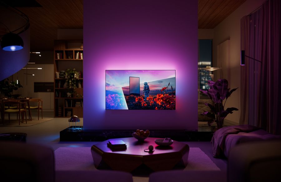 T&eacute;l&eacute;viseur Philips 42OLED811 OLED 42 pouces Ultra HD 4K 165 Hz avec Ambilight 3 c&ocirc;t&eacute;s et HDMI 2.1.