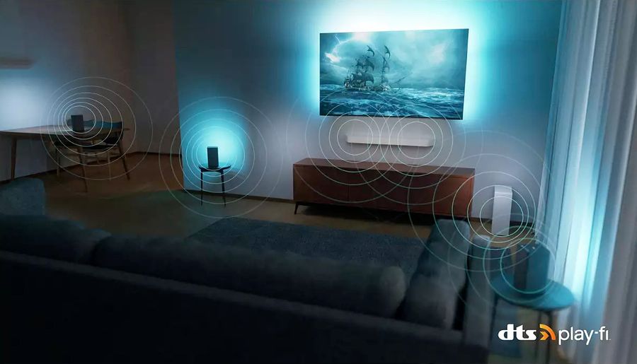 Philips 50PUS8909 The One : technologie DTS Play-fi