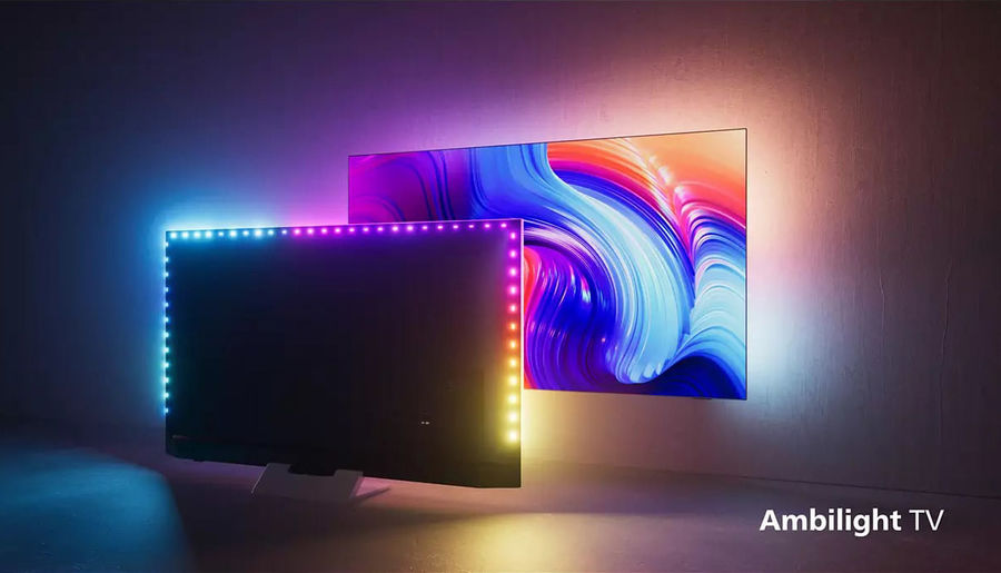 Philips 65PUS8808 : Ambilight 3 côtés
