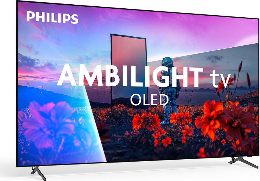 T&eacute;l&eacute;viseur Philips 77OLED811 OLED 77 pouces Ultra HD 4K avec Ambilight 3 c&ocirc;t&eacute;s, HDMI 2.1 et 165 Hz.