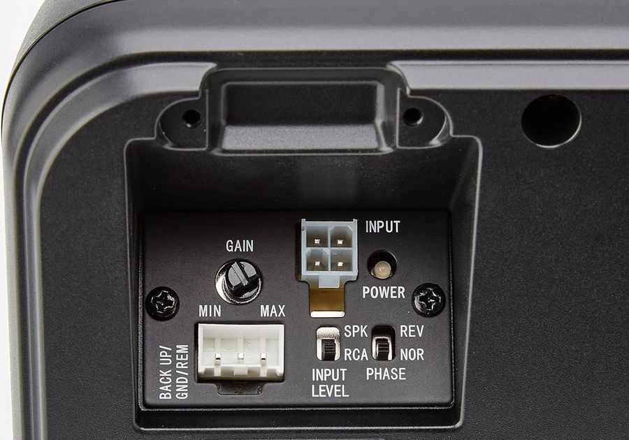 Vue de d&eacute;tail connectique