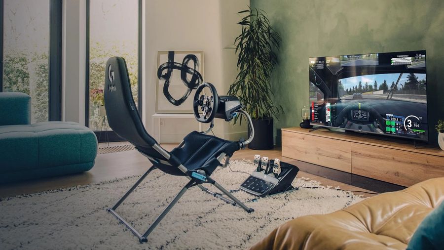 Si&egrave;ge simracing pliable Playseat Challenge X Logitech G Edition avec position de conduite r&eacute;glable