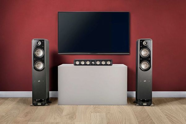 Enceinte Colonne Polk Audio Signature Elite ES55 - Haut-parleur Hi-Fi Haute Résolution, Compatible Dolby Atmos & DTS:X - Noir (Pièce)