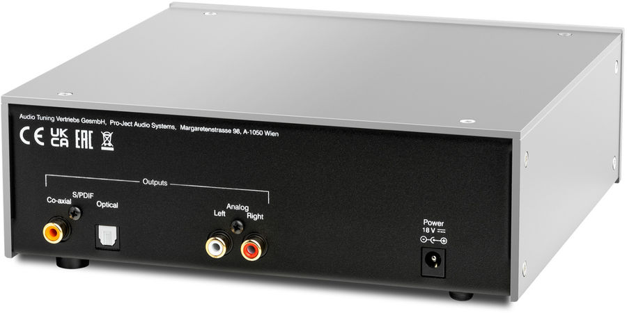 Lecteur CD Pro-Ject CD Box DS3 : vue de détail connectique