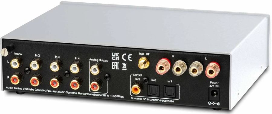 Ampli DAC Pro)Ject MaiA S3 :: vue de détail connectique
