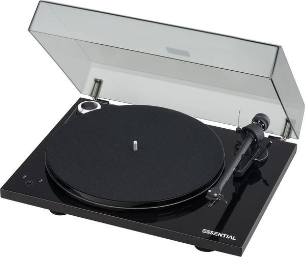 Pro-Ject Essential III Recordmaster OM-10e Noir laqué : Vue principale