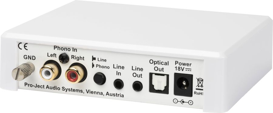 Connectique Optical Box E Phono