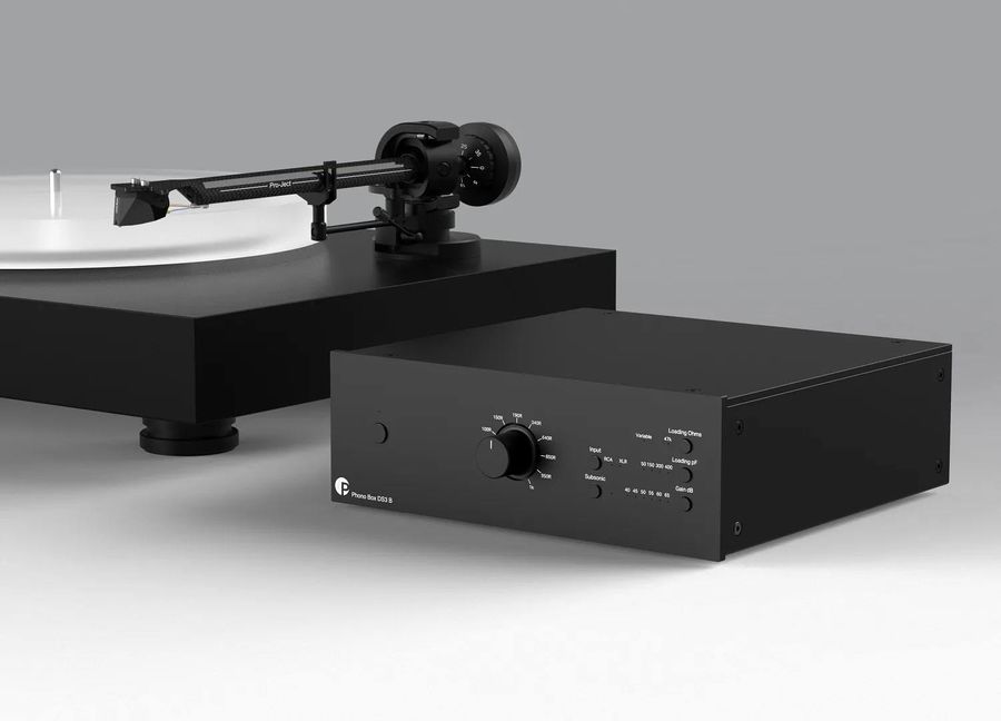 Pré ampli Pro-Ject Phono Box DS3 B : mise en situation platine vinyle