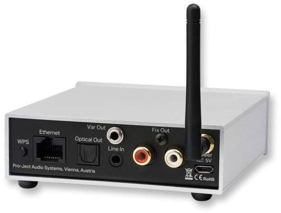 DAC audio USB Pro-Ject Stream Box S2 : vue de détail connectique