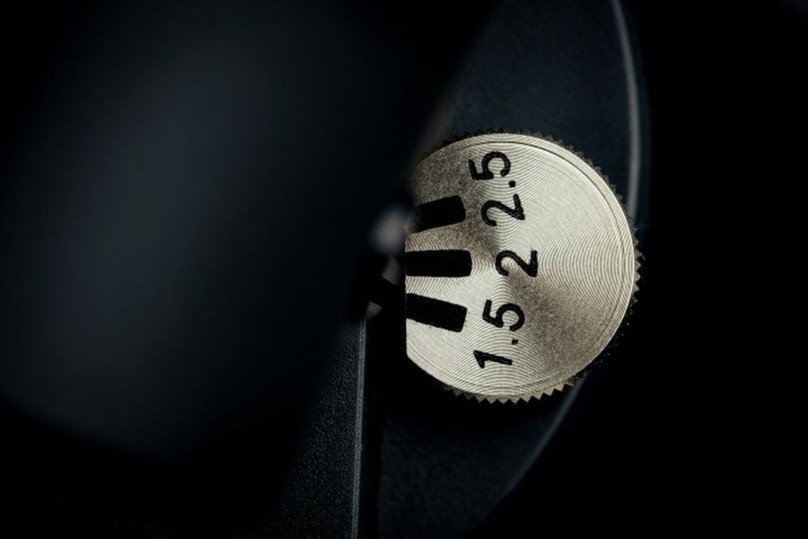 Vue de détail du mécanisme d'anti-skating