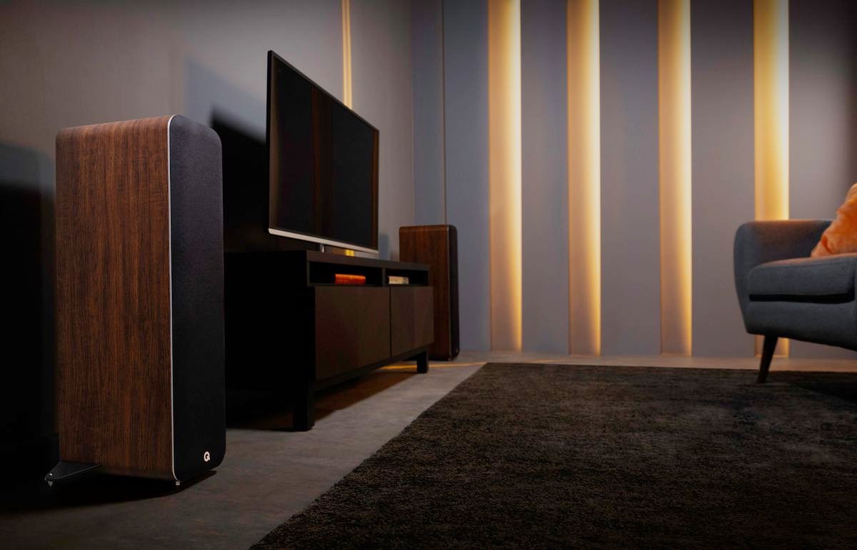Connectique des enceintes Q Acoustics M40