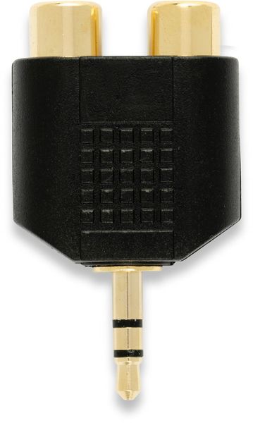 Poyiccot Fiche mâle 3,5 mm vers 3RCA femelle Câble adaptateur adaptateur  vidéo, fiche mâle 3,5 mm vers 3 RCA femelle (rouge-jaune-blanc) 