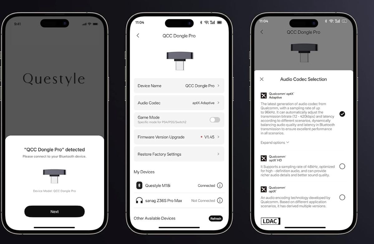 Questyle Audio QCC Dongle Pro