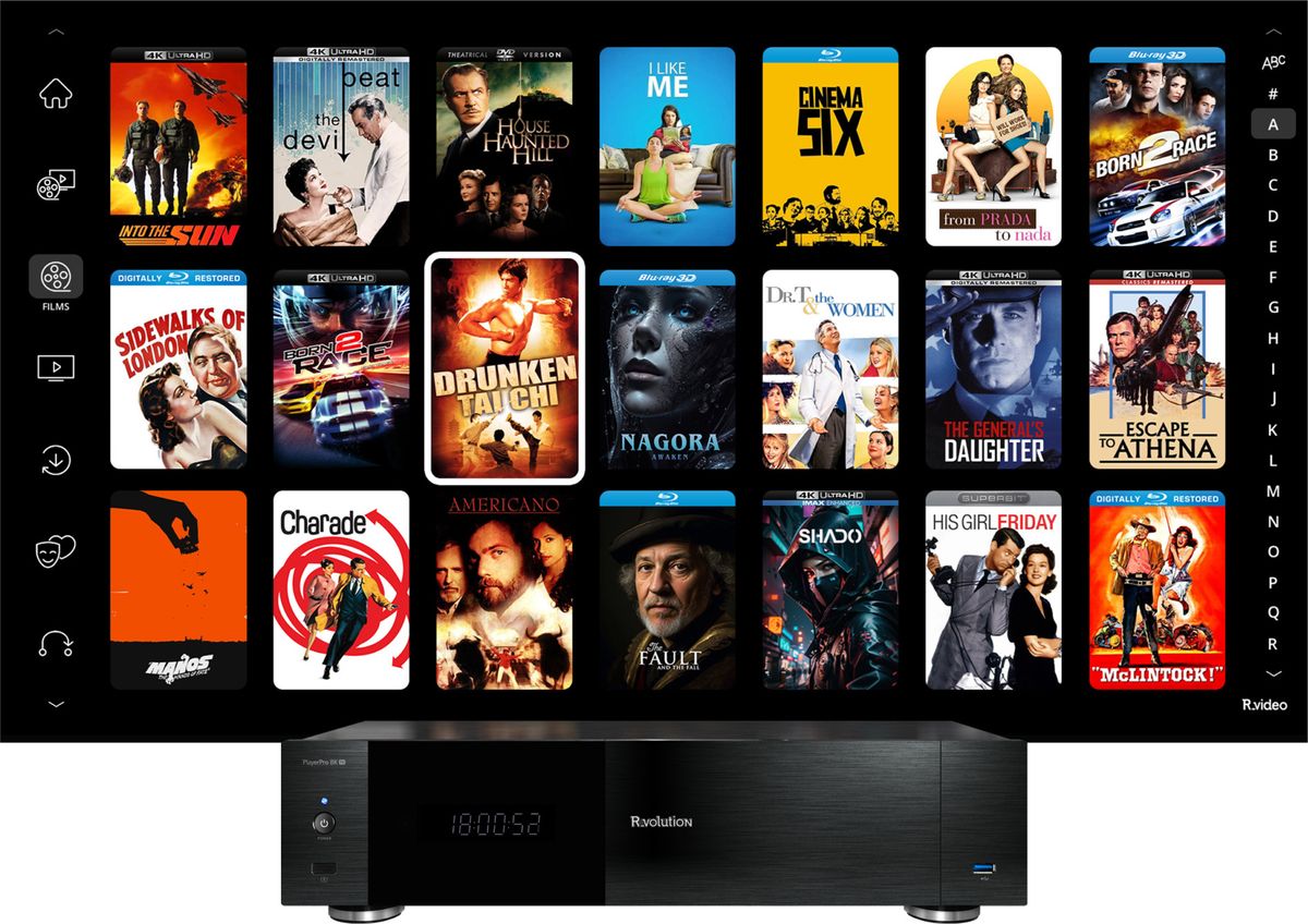 R_VOLUTION Player Pro 8K TV