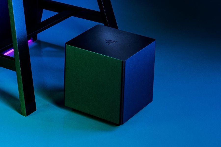 Le caisson de basses de la barre de son Razer Leviathan V2