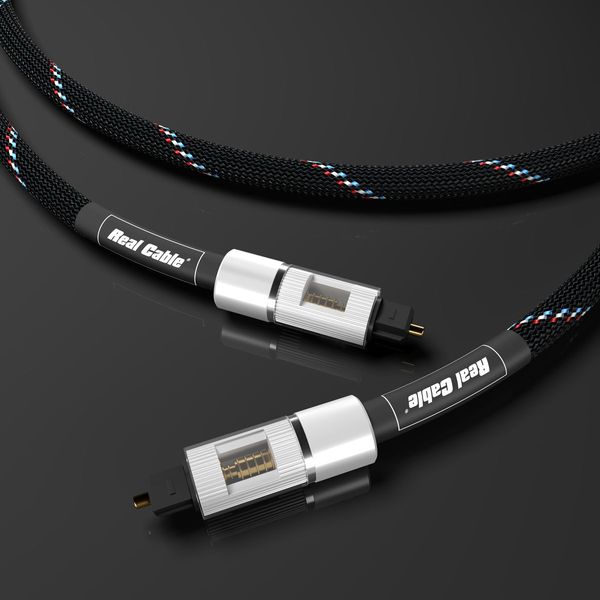 Real Cable Crystal MK2 (0,75 m) - Câbles optiques sur Son-Vidéo.com