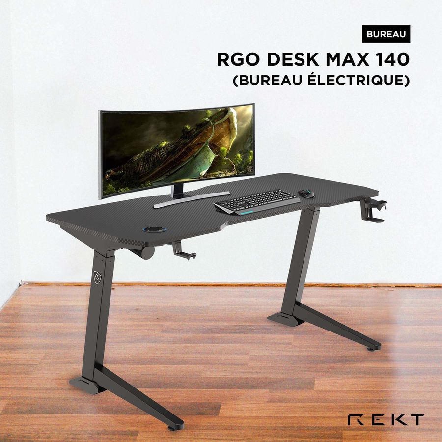 REKT R-DESK MAX 160 bureau gamer