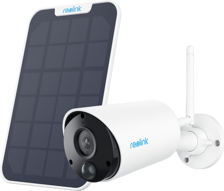 La caméra de surveillance Reolink Argus Series B320 peut être alimentée avec un panneau solaire.
